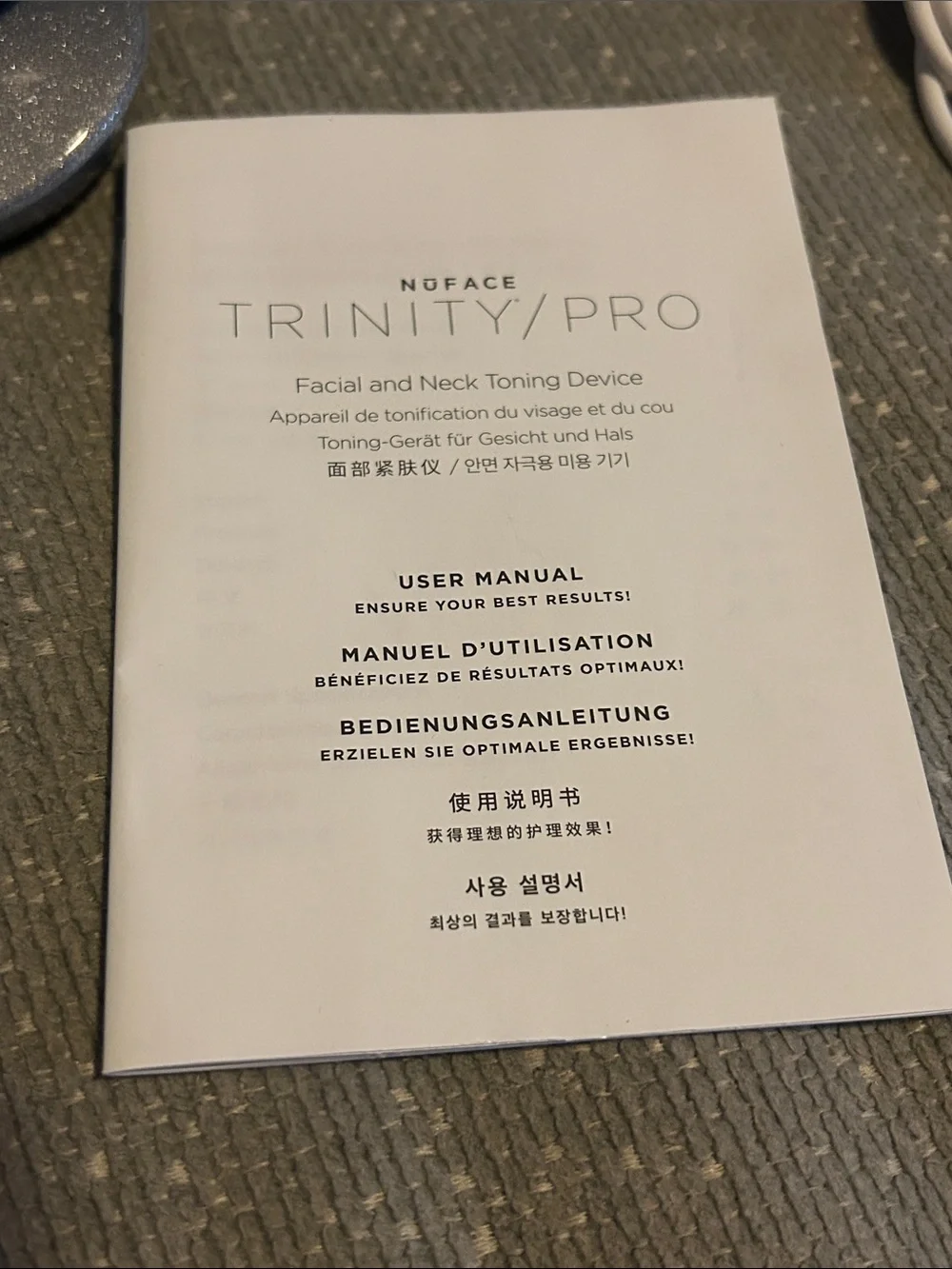 Nuface Trinity Pro facial device